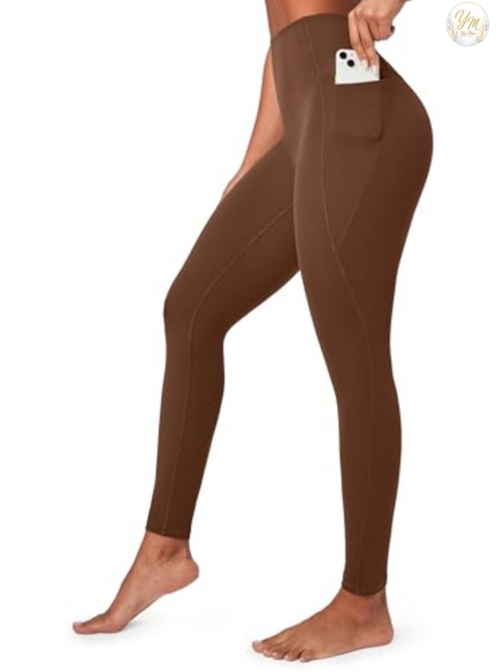 Compression Leggings Tummy Control Yoga Pants with Pockets High Rise